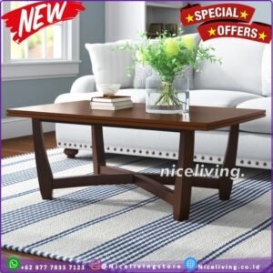 Meja tamu minimalis terbaru meja sofa kayu jati modern Kayu jati Furniture Jepara