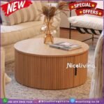 Coffe table salur  meja salur diameter 80cm Furniture Jepara Furniture Jepara