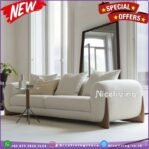 Sofa terbaru kaki unik sofa tamu busa tebal Kayu jati Furniture Jepara