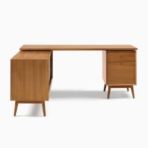 MEJA KANTOR CREDENZA  Plus KAYU JATI  BUFFET MEJA Indonesian Furniture Furniture Jepara - Gambar 3