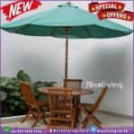 Meja Kursi Jati Payung Taman Outdoor Kursi Meja Payung Taman Villa Furniture Jepara