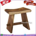 Dingklik cafe  Kursi bangku sate  Kursi cafe stool kayu trembesi – Non Finishing Furniture Jepara